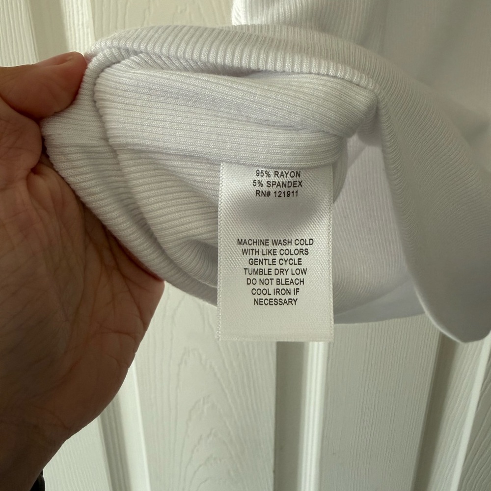 LNA White Tank Top - Picture 4 of 4